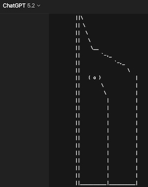 CHAT GPT ASCII DONKEY
